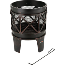 LUND Kerti acél tűzrakóhely 2 az 1-ben - 42cm grillsütő