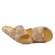 Luofu Candy Bear sárga gyerek papucs Méret:26-27 gyerek papucs, mamusz