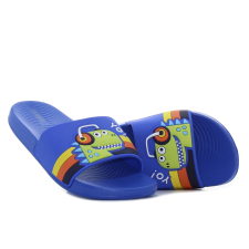 Luofu - Dino kék gyerek papucs Méret:24/25 gyerek papucs, mamusz