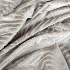 Lussi áttört jacquard mintás bársony függöny Világos bézs 140x250 cm lakástextília