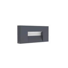 Lutec Arteo sötétszürke LED kültéri fali lámpa (LUT-6417001454) LED 1 izzós IP65 kültéri világítás
