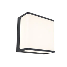 Lutec Doblo sötétszürke LED kültéri fali lámpa (LUT-5105003125) LED 1 izzós IP54 kültéri világítás