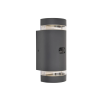 Lutec Focus sötétszürke mozgásérzékelős kültéri falikar (LUT-5604014118) GU10 2 izzós IP44