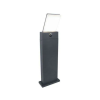 Lutec LED lámpatest , állólámpa , 16W , CCT , sötét szürke , kültéri , IP54 , LUTEC , PANO