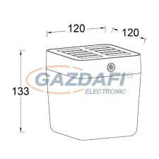  LUTEC P9080-3K si TABLE CUBE LED Hordozható kültéri szolár lámpa kültéri világítás