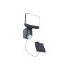 Lutec Sunshine sötétszürke napelemes LED kültéri fali lámpa (LUT-6925601345) LED 1 izzós IP44