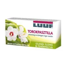 Luuf torokpasztilla izlandi zuzmóval 20 db gyógyhatású készítmény