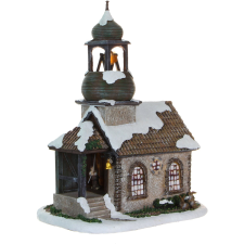 Luville templom adaptert tartalmaz 25 cm x 17,5 cm x 31 cm karácsonyi dekoráció