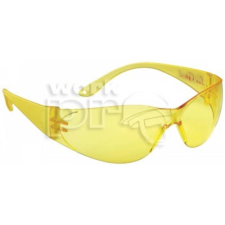 Lux Optical® Védőszemüveg Pokelux polikarbonát lencse karc- és páramentes sárga védőszemüveg