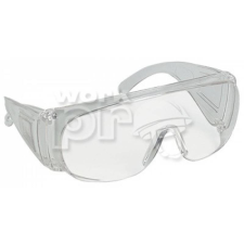 Lux Optical® Védőszemüveg Visilux karcmentes polikarbonát oldalvédővel víztiszta védőszemüveg