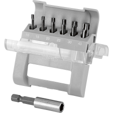 LUX-TOOLS LUX Comfort torziós bitdoboz 7 részes barkácsgép tartozék