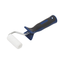 LUX-TOOLS LUX filc festőhenger nyéllel lakkokhoz kétkomponensű fekete-kék 5 cm festő és tapétázó eszköz