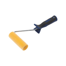 LUX-TOOLS LUX gyapjú festőhenger nyéllel kétkomponensű nyéllel fekete-kék 11 cm festő és tapétázó eszköz