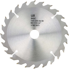 LUX-TOOLS LUX keményfém körfűrészlap fához  átmérő: 185 mm  24 fog barkácsgép tartozék