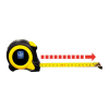 LUX-TOOLS LUX zsebmérőszalag Comfort  2 m