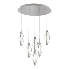 Luxera -61305 ZONDA Króm Színű Függeszték 6XLED 13W IP20 világítás