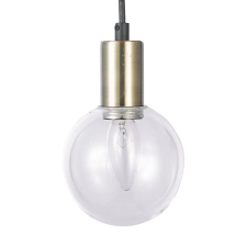 Luxera Abrazo antik réz-átlátszó függesztett lámpa (LUX-64401) E14 1 izzós IP20 világítás