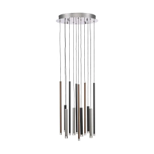 Luxera La króm-barna LED függesztett lámpa (LUX-64404) LED 1 izzós IP20 világítás