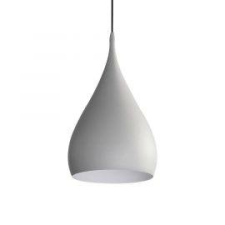 Luxera Lighting Pratto függeszték e27/40w alu/matt szürke ø26cm világítás