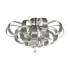 Luxera Ribbon Crystal króm-szürke kristály mennyezeti lámpa (LUX-64410) G9 6 izzós IP20