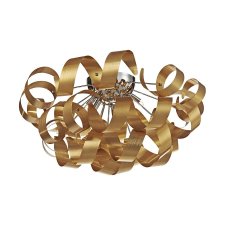 Luxera Ribbon króm-arany mennyezeti lámpa (LUX-64362) G9 5 izzós IP20 világítás