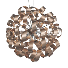 Luxera Ribbon króm-réz függesztett lámpa (LUX-64359) G9 12 izzós IP20 világítás