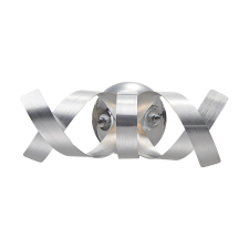Luxera Ribbon króm-szürke falikar (LUX-64345) G9 1 izzós IP20 világítás