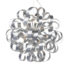 Luxera Ribbon króm-szürke függesztett lámpa (LUX-64361) G9 12 izzós IP20 világítás