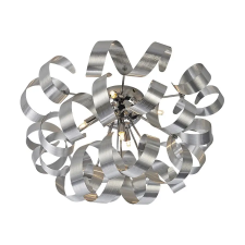 Luxera Ribbon króm-szürke mennyezeti lámpa (LUX-64360) G9 5 izzós IP20 világítás