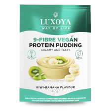 Luxoya 9-Fibre Vegan Protein Pudding 45g - Kiwi-Banán ízű reform élelmiszer