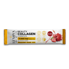 Luxoya Beauty Collagen Complex Hyaluron &amp; Vitamin C 15g - Strawberry Hibiscus vitamin és táplálékkiegészítő