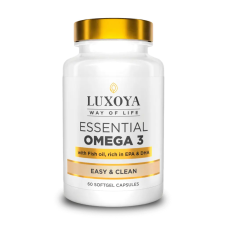 Luxoya Essential Omega 3 halolaj kapszula 60 db vitamin és táplálékkiegészítő