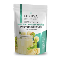 Luxoya vegán fehérje italpor Kivi-banán ízű 450g vitamin és táplálékkiegészítő