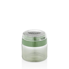 Luxplastic IRIS C-00493 Rainbow zöld reszelő üveg tárolóval 300ml konyhai eszköz