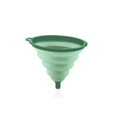 Luxplastic IRIS L-00630-3 összecsukható tölcsér, zöld konyhai eszköz