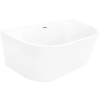 Luxury Oval szabadon álló fürdökád akril falhoz tolható 150 x 75 cm, fehér - 52671507500 Térben álló kád