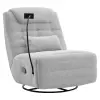  Luxus forgó fotel, hintafotel, világosszürke, UMBRO