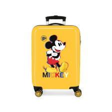  Luxus gyermek ABS utazótáska MICKEY MOUSE 3D Okkersárga, 55x38x20cm, 34L, 2921722 kézitáska és bőrönd