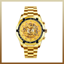  Luxy férfi karóra, arany színű holm7135 karóra