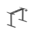 LVN System - Table LVN System Control Pro fekete dupla motoros állítható szélességű elektromosan emelhető íróasztal láb memória funkció +USB