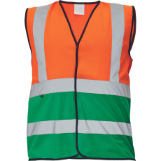 LYNX DUO HV mellény narancs/zöld 3XL