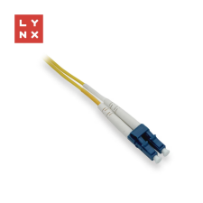 LYNX Fiber Optic LC Összekötő Sárga 3m LX-DPX-LC/LC-OS2-3 kábel és adapter