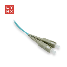 LYNX Fiber Optic SC Összekötő Kék 10m LX-DPX-SC/SC-OM3-10 kábel és adapter