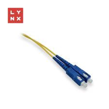 LYNX Fiber Optic SC Összekötő Sárga 3m LX-DPX-SC/SC-OS2-3 kábel és adapter