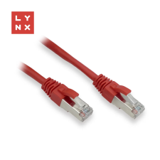 LYNX UTP CAT5E Összekötő Piros 20m LX-FTP5E-200-RED kábel és adapter
