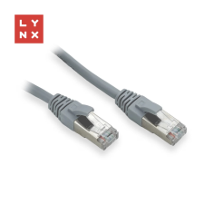 LYNX UTP CAT5E Összekötő Szürke 1m LX-FTP5E-010-GREY kábel és adapter