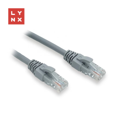 LYNX UTP CAT6 Összekötő Szürke 10m LX-UTP6-100-GREY kábel és adapter