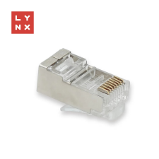LYNX UTP CAT6A Csatlakozó Átlátszó 3cm LX-CON-CAT6A-STP-50 kábel és adapter