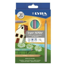 Lyra Színes ceruza LYRA Super ferby metál 12 db/készlet színes ceruza