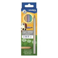 Lyra Színes ceruza lyra super ferby metál 6 darabos 3721062 színes ceruza